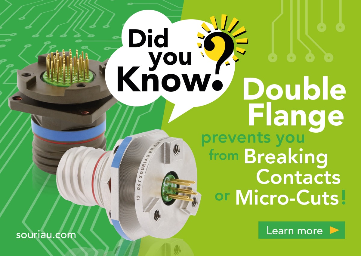 Double Flange PCB Mounted Connectors